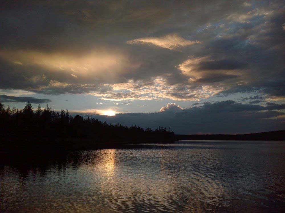 Kesä-7 Kesäinen järvimaisema