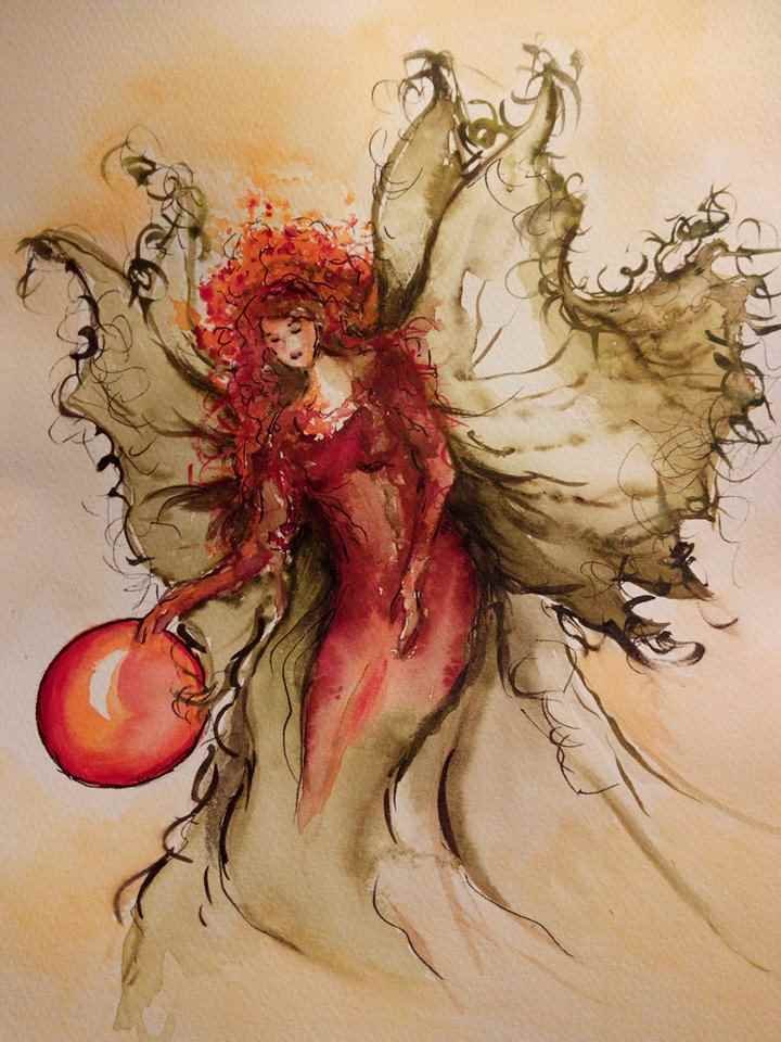 Metsänneito @artbypia_karin