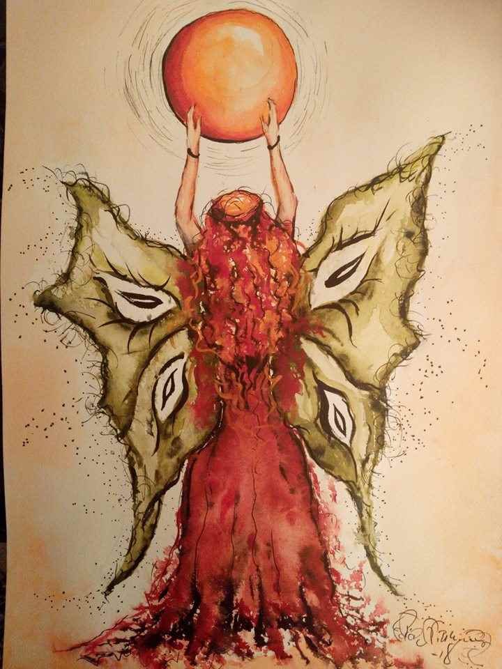 metsänneito2 @artbypia_karin