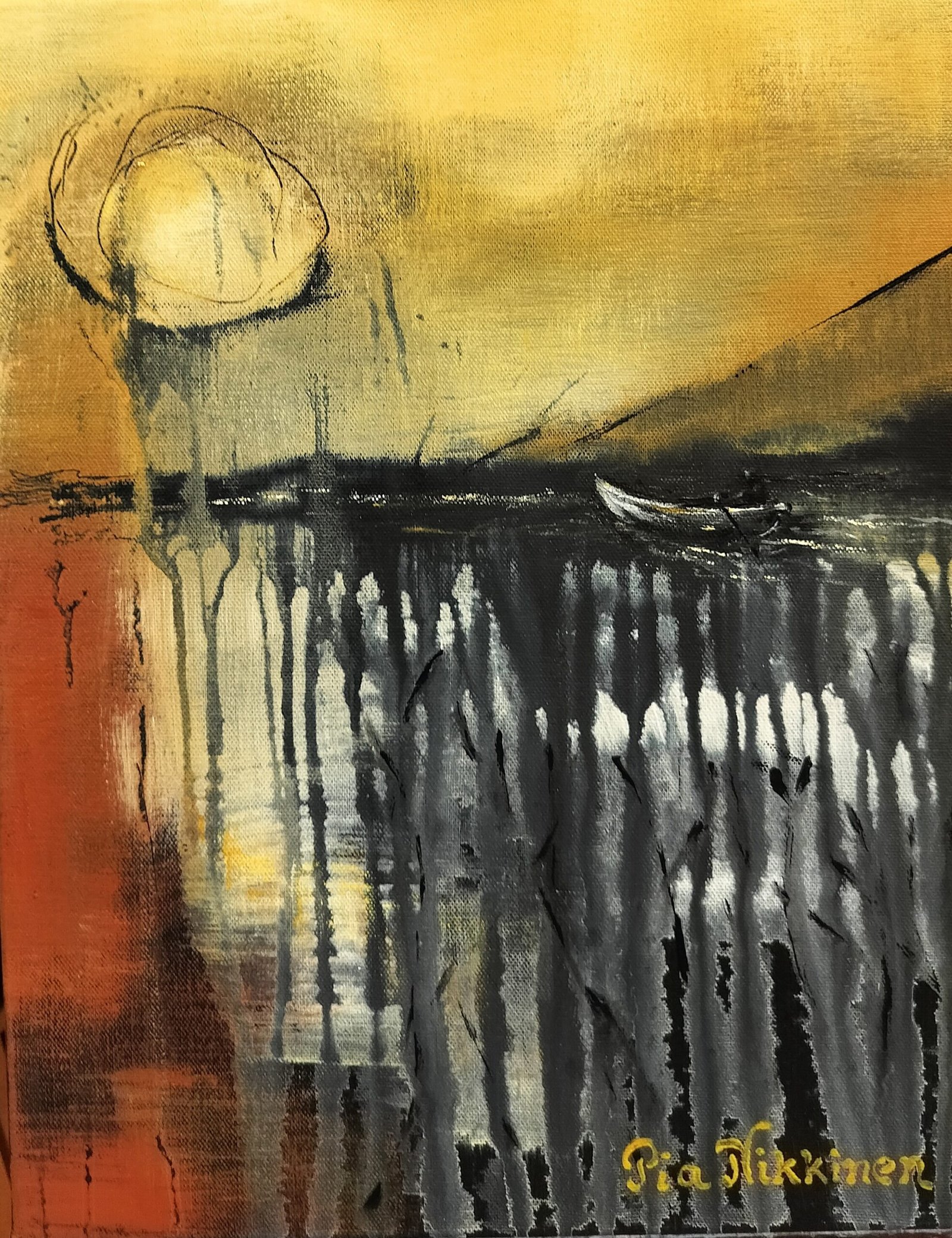 Soutu auringonlaskuun - Rowing into the sunset